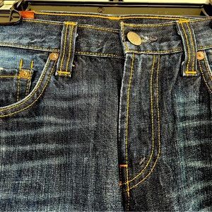 J Brand Kane slim straight leg distressed like new “exile”